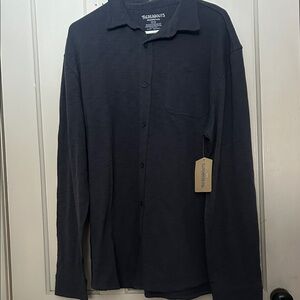 Men's Casual Button Down Shirt - NAVY